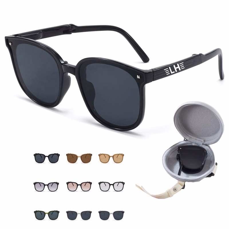 Folding Sunglasses with Travel Case