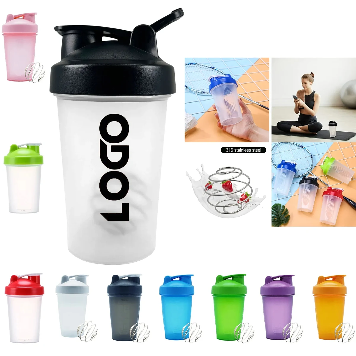 Protein Shaker Bottle 1