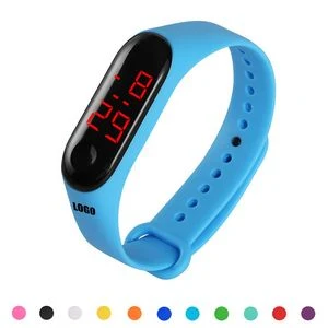 Elegant Electronic Watch With Digital Display Adjustable Band 1