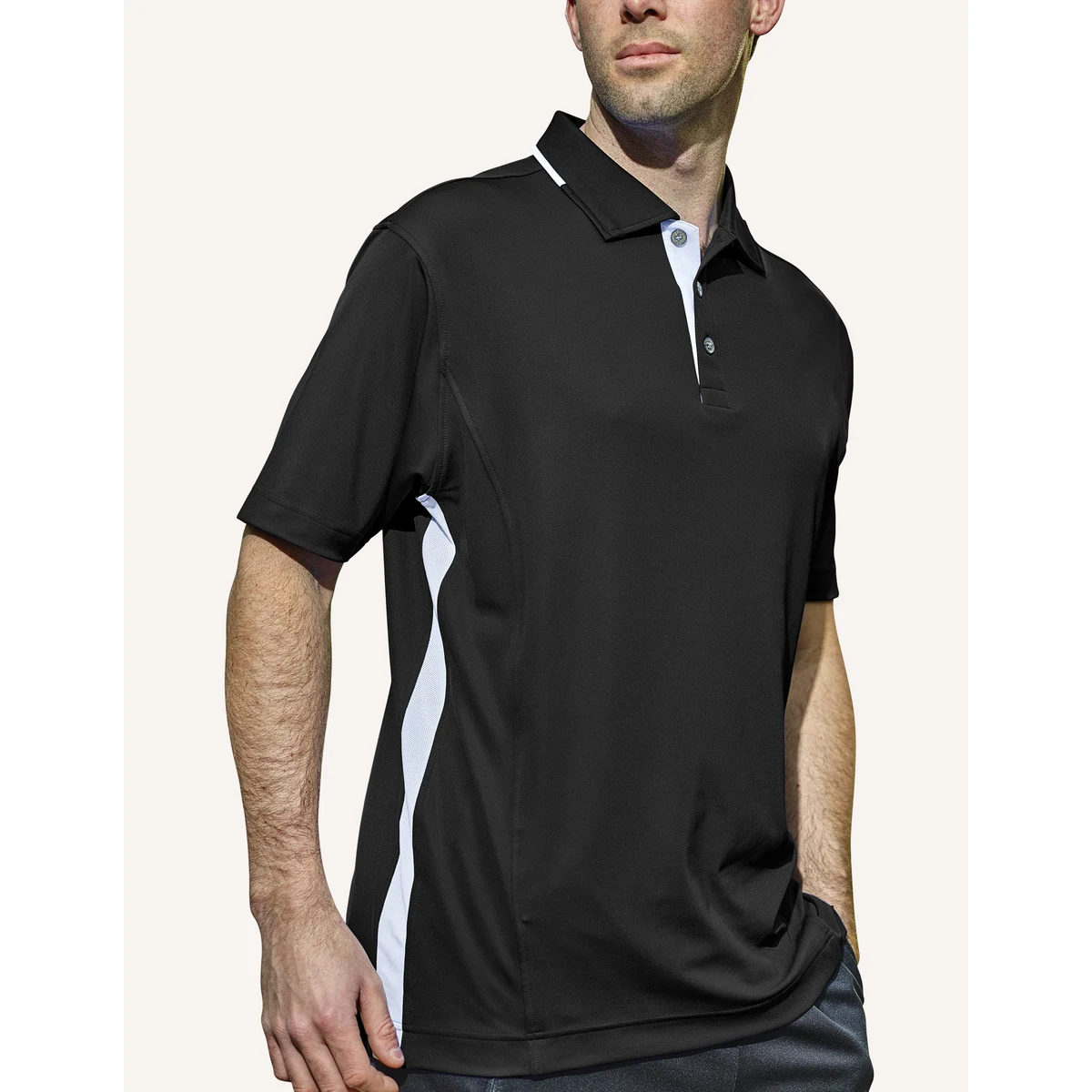Men's Vanguard Hybrid Interlock Knit Polo Shirt 1