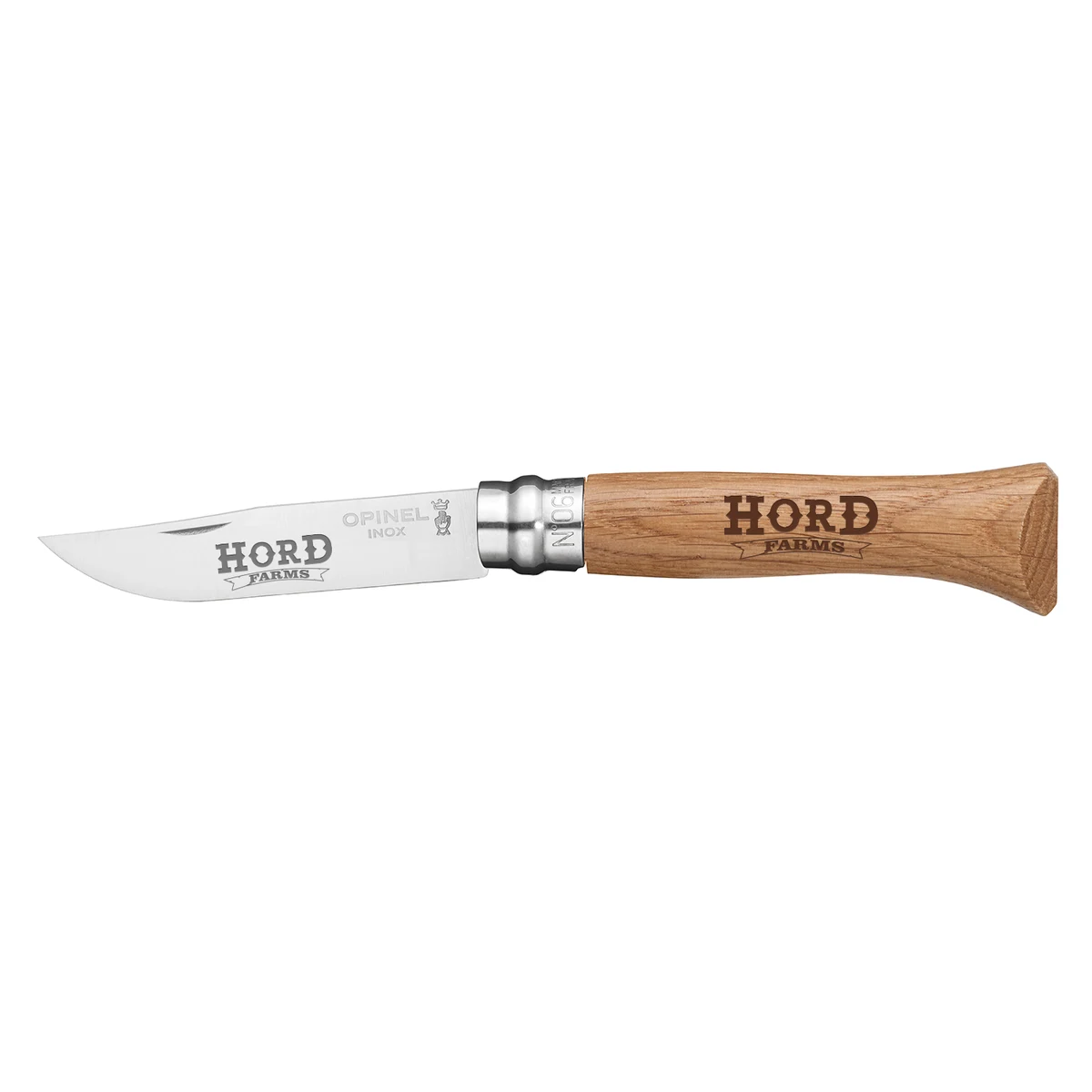OPINEL® NO 06 STAINLESS STEEL FOLDING KNIFE OAK WOOD 1
