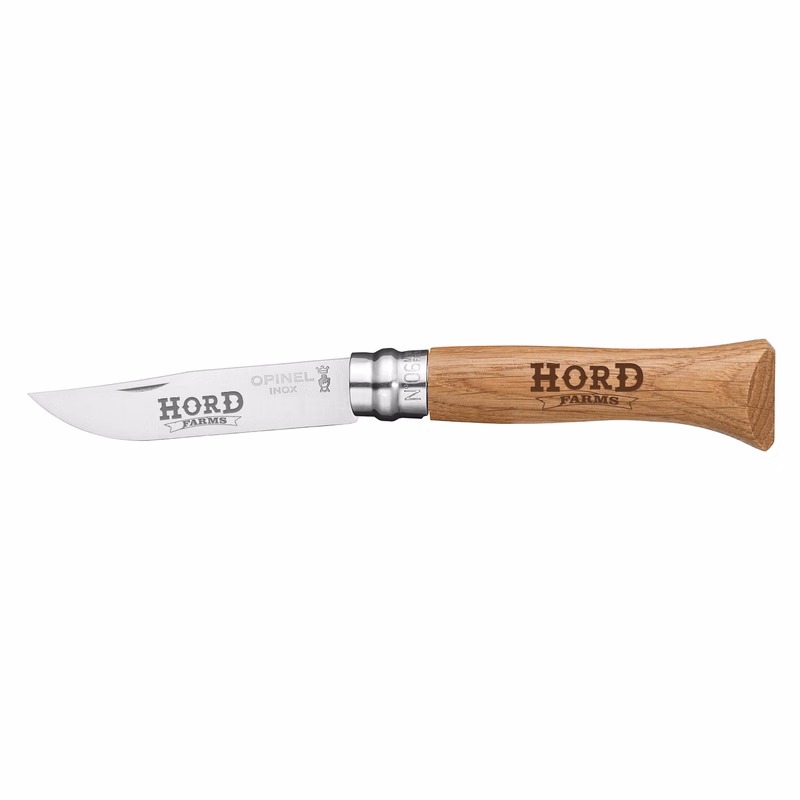OPINEL® NO 06 STAINLESS STEEL FOLDING KNIFE OAK WOOD
