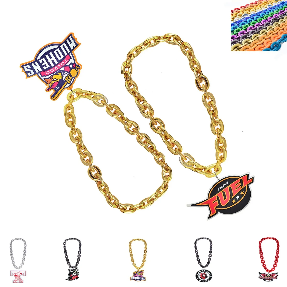 3D Foam Sports Chain Necklace 1