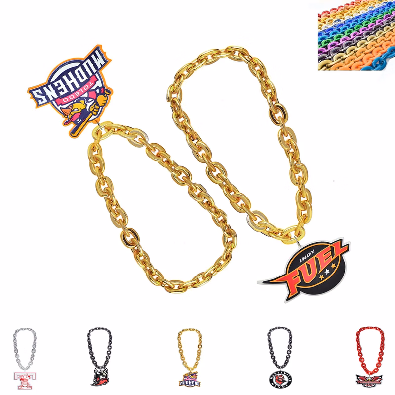 3D Foam Sports Chain Necklace
