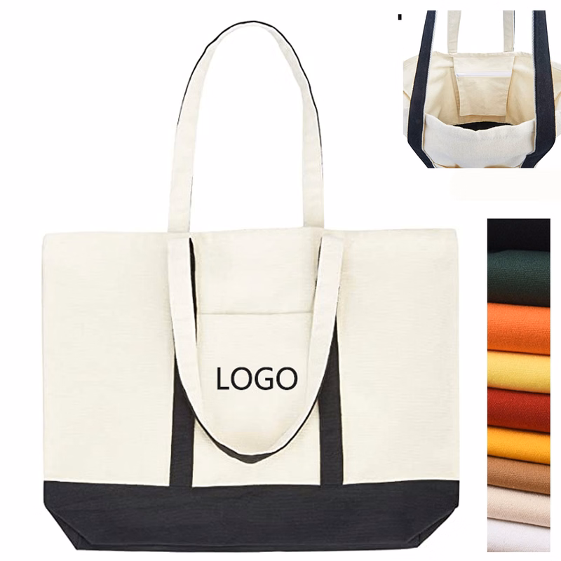 12oz Canvas Grocery Tote Bag