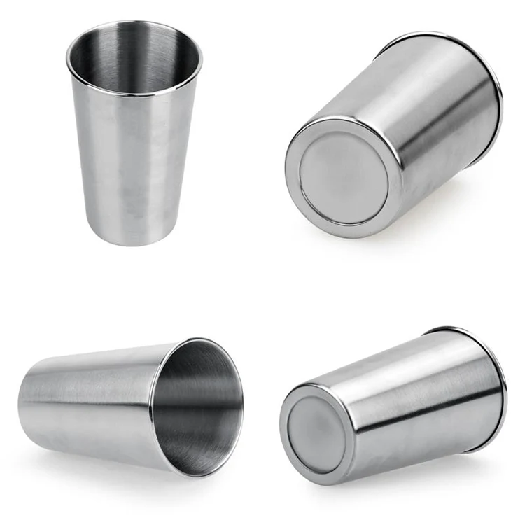 16oz Stainless Steel Pint Cup 1