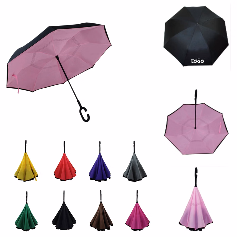 8 Rib C Shaped Inverted Umbrella