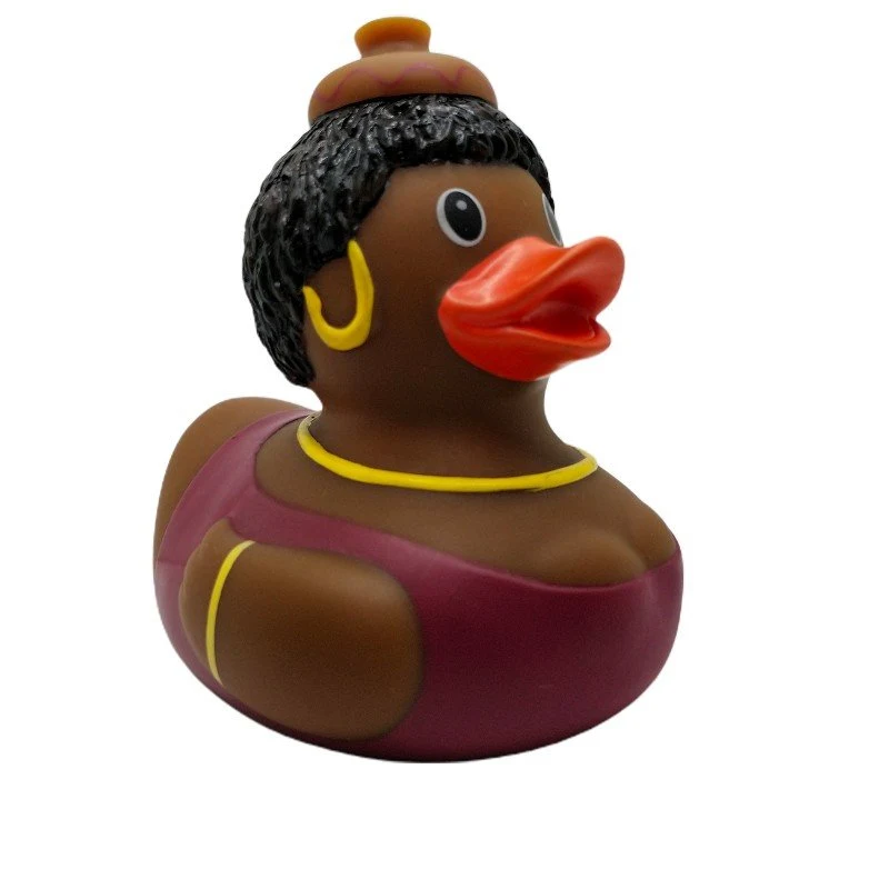 African Rubber Duck Bath Toy 1