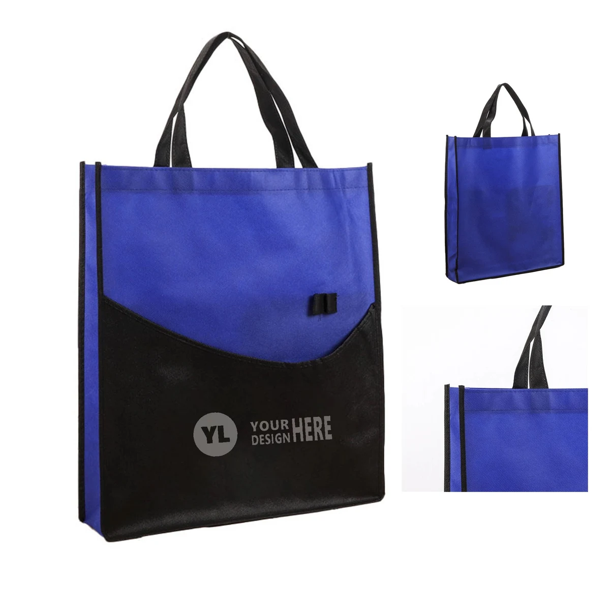 Non-woven Pocket Tote Bag 1