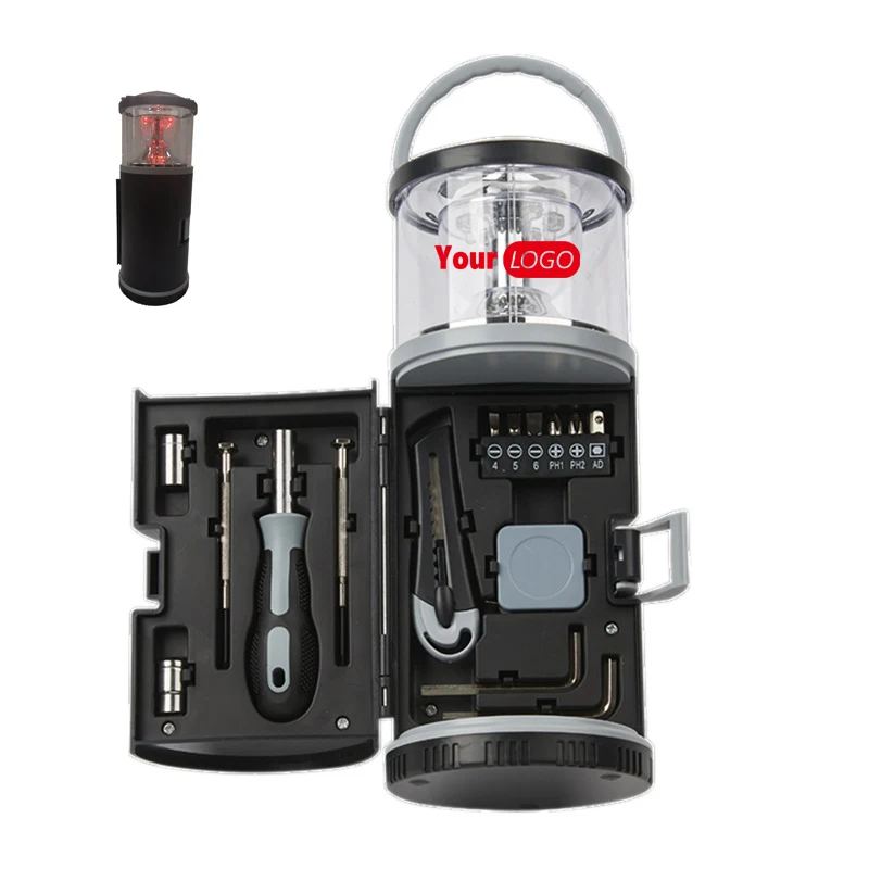 LED Camping Lantern with Built-In Tool Kit 1