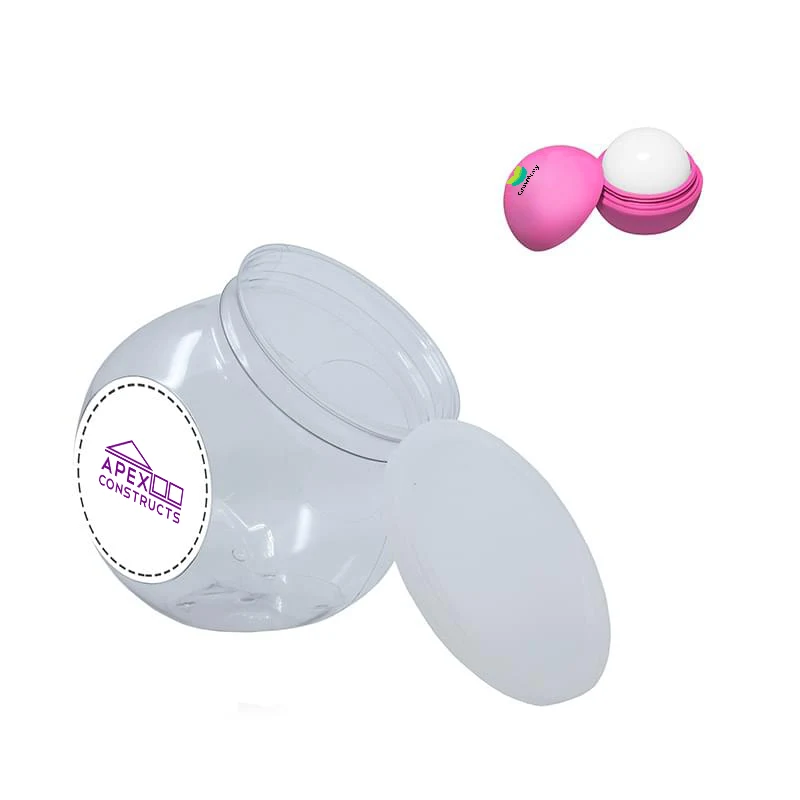 Mini Fish Bowl with Round Lip Balm 1