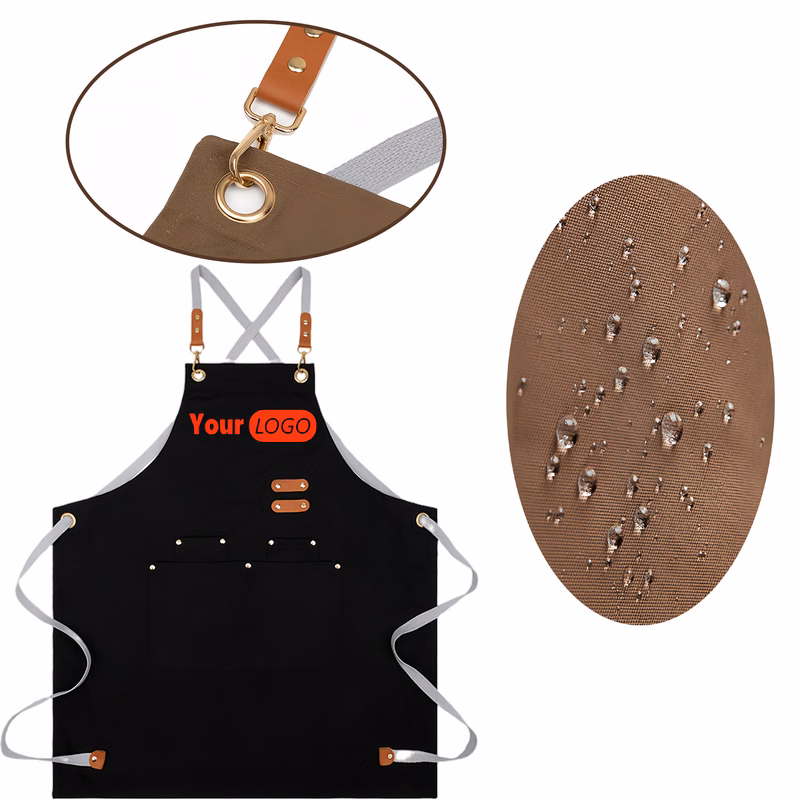 Waterproof And Oilproof Canvas Kitchen Apron