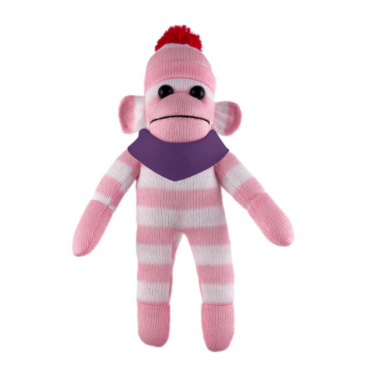 Pink Sock Monkey (Plush) with Bandana 1