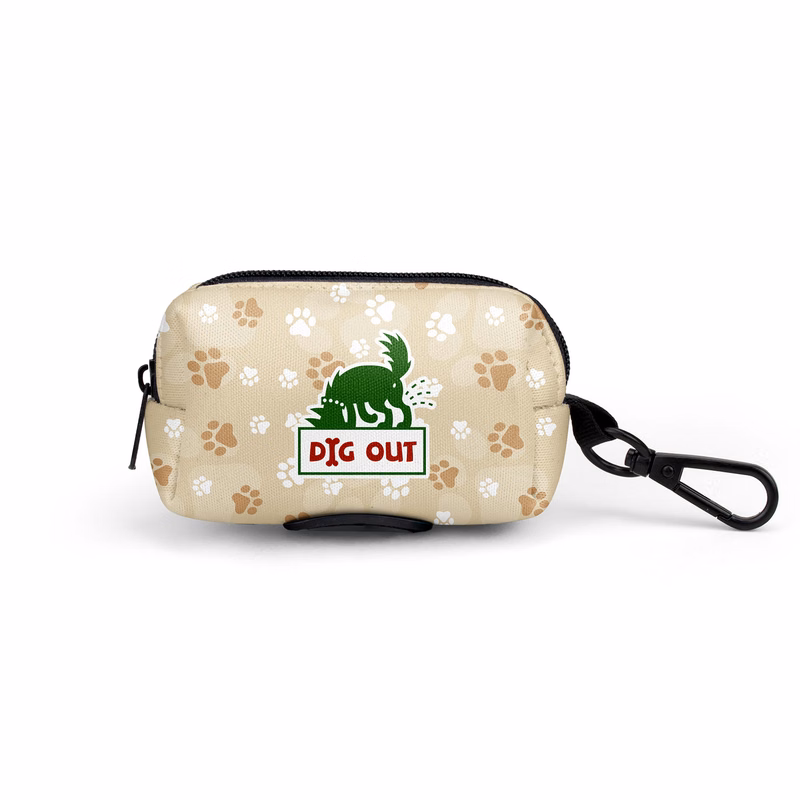 Bandoggies® Full Color Neoprene Style Poop Bag Holder with Starter Bags