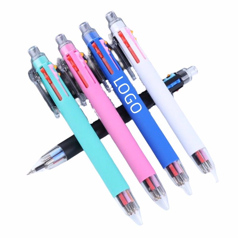 Six Color Inks Ballpoint Pen