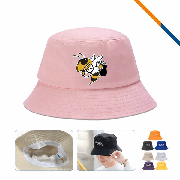 Custom Cotton 11" Wide Brim Fisherman Hat with Sun Protection — Outdoor Promotional Cap