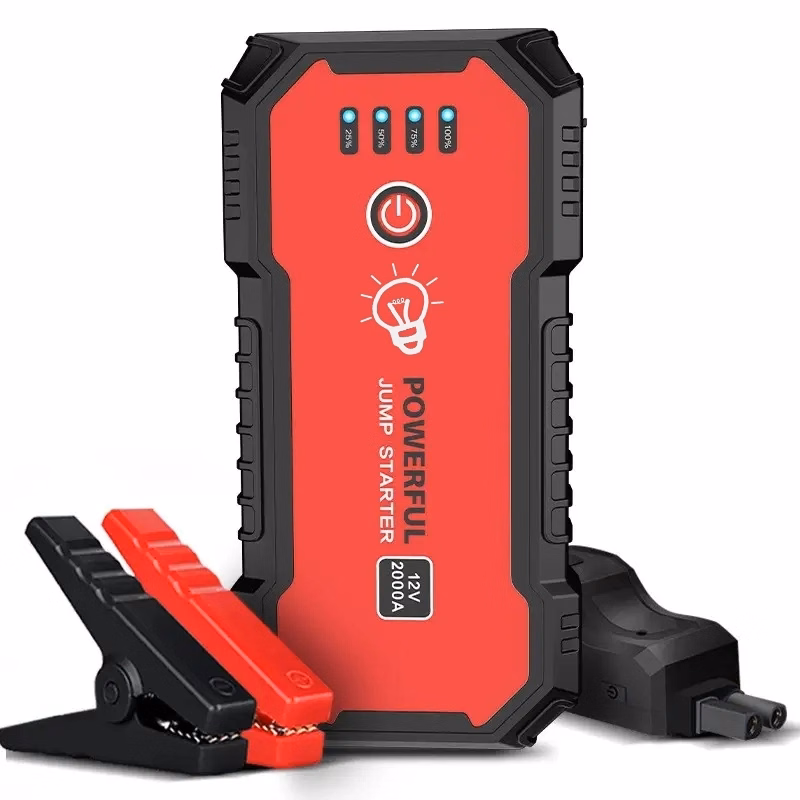 Multifunction12V Portable Car Jump Starter 2000A Peak