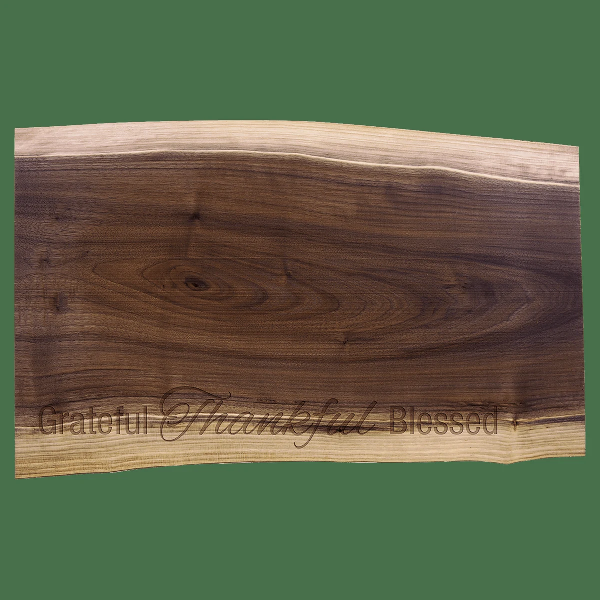 20" x 12" Variegated Black Walnut Cutting and Charcuterie Board 1