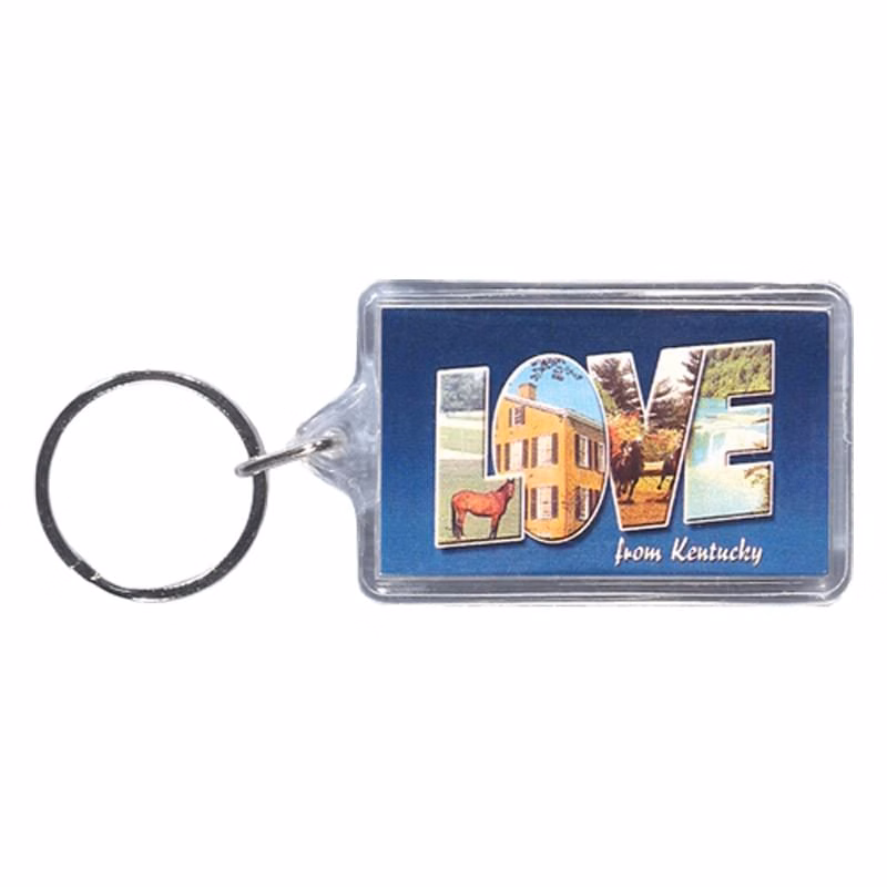Full Color Rectangle Acrylic Keytag (1 3/8" X 2 1/8")