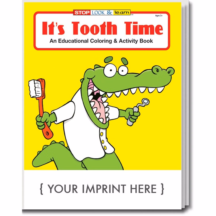 COLORING BOOK - It's Tooth Time Coloring & Activity Book