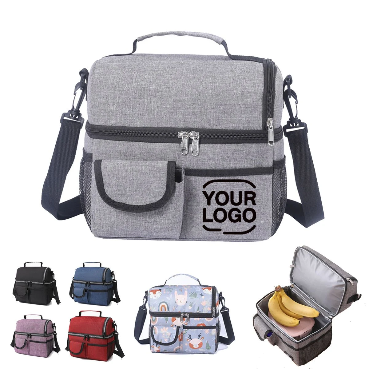 8L Double Compartment Lunch Bag 1