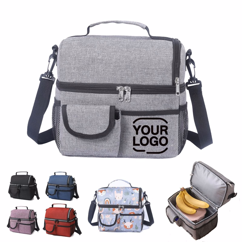 8L Double Compartment Lunch Bag