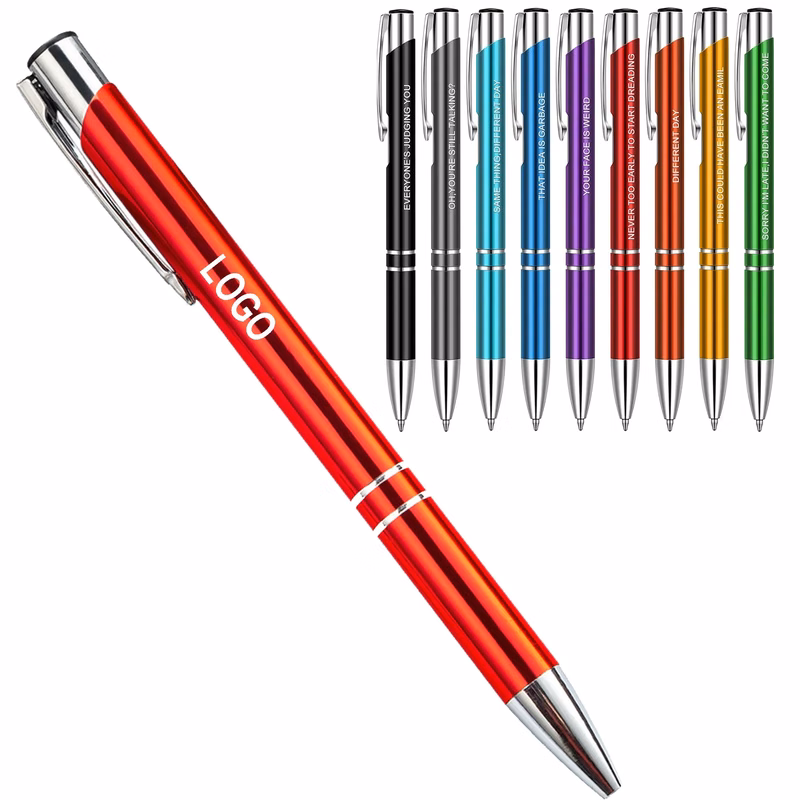 Aluminium Barrel Ballpoint Pen