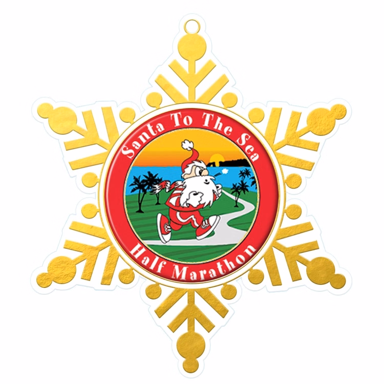 Vibraprint® Snowflake Holiday Ornament