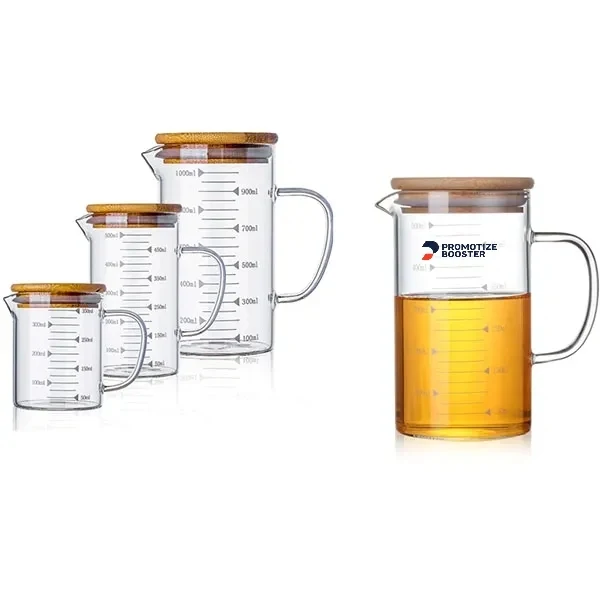 Graduated Beaker Mug with Handle Food Grade Measuring Cup 1