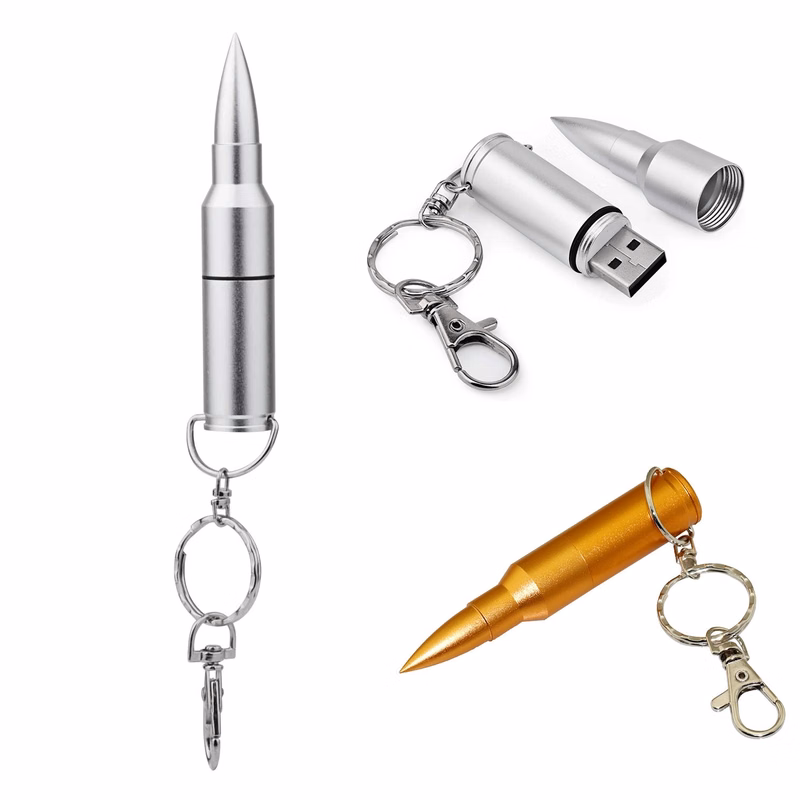 Bullet 16G Usb Flash Drive Keychain