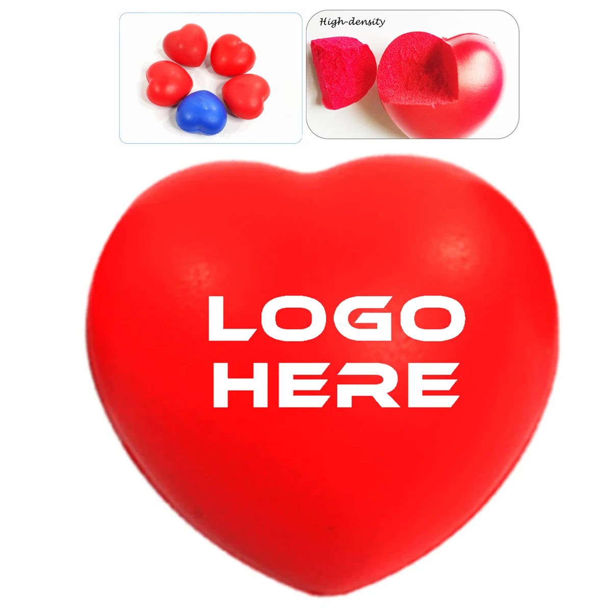Pu Heart Pressure Relief Ball 1