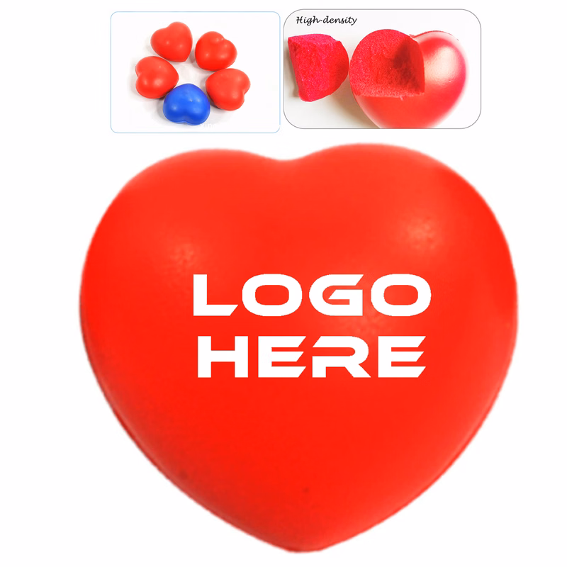 Pu Heart Pressure Relief Ball