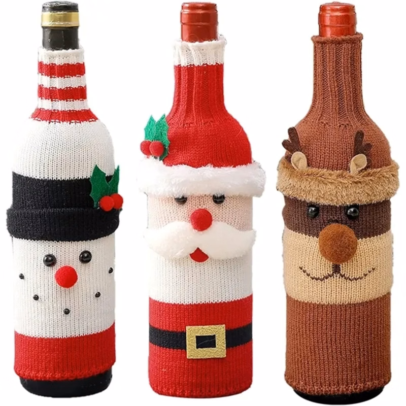 Christmas Sweater Bottle Cover
