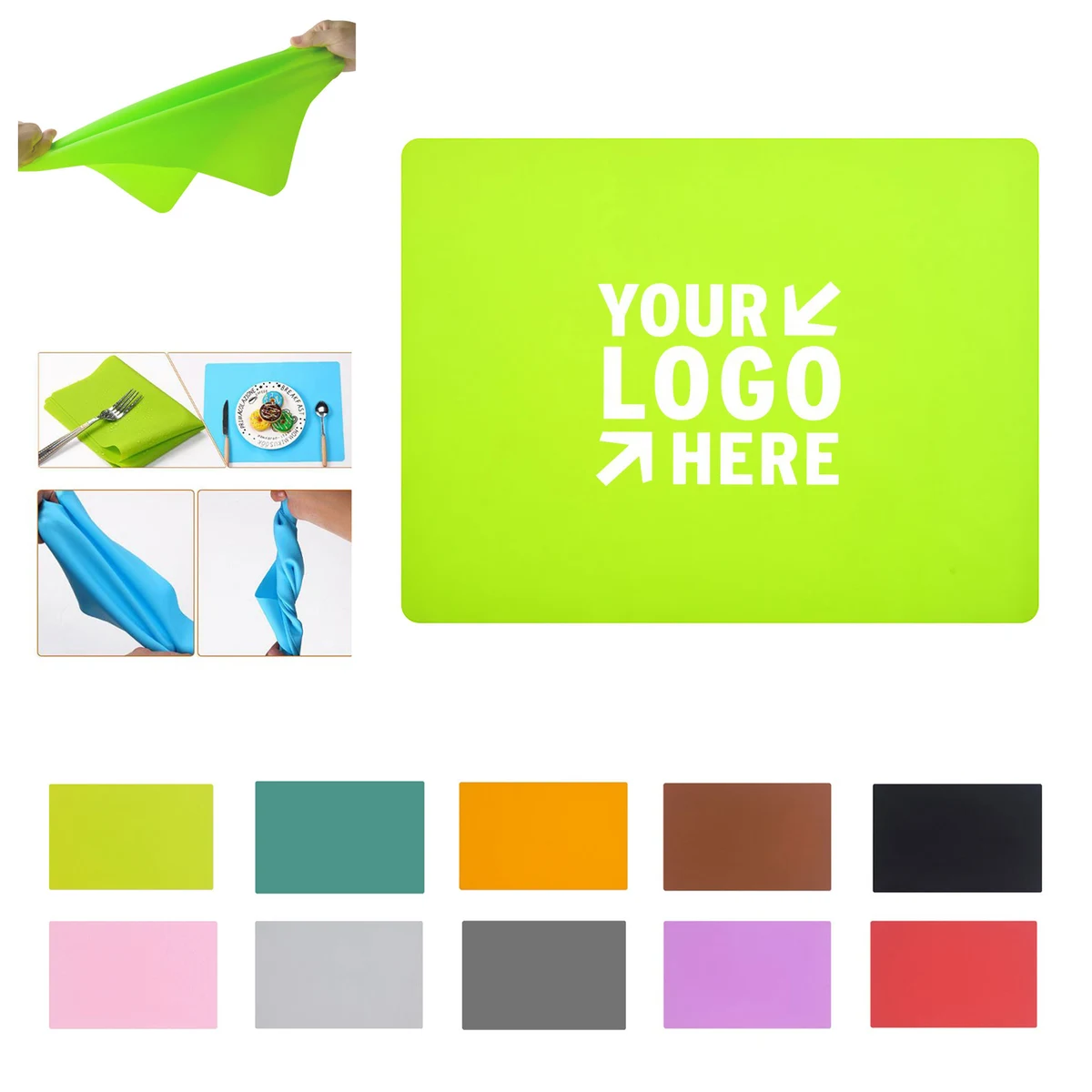 Silicone Dining Placemats Kitchen Table Mat 1