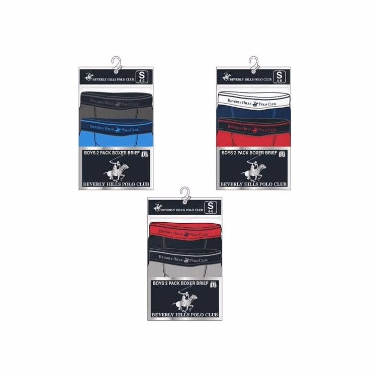 Boys Boxer Briefs - Size 2-4 Assorted Colors 2pk