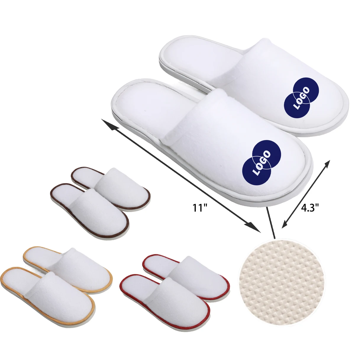 Comfortable Thickened Disposable Hotel Slippers 1