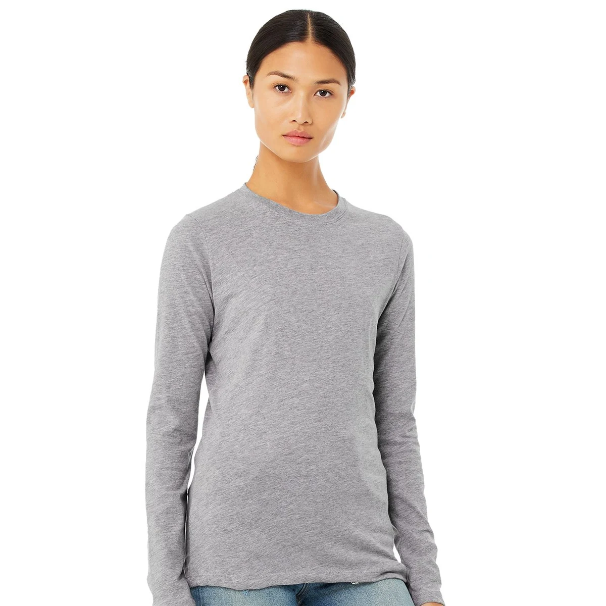 Women's Jersey Long Sleeve Tee - 6500 1