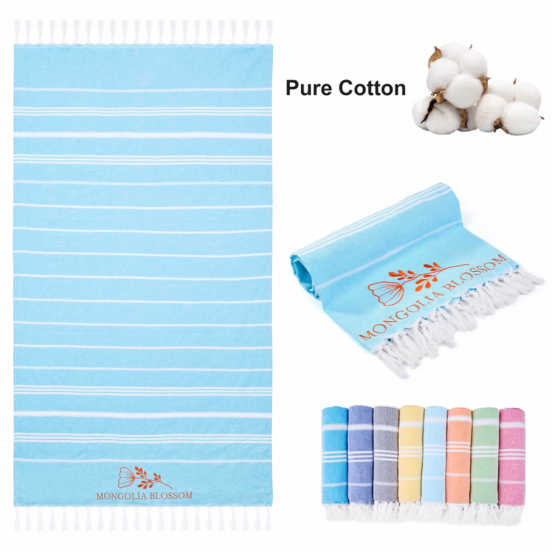 Embroidery Turkish Beach Towel 100% Cotton