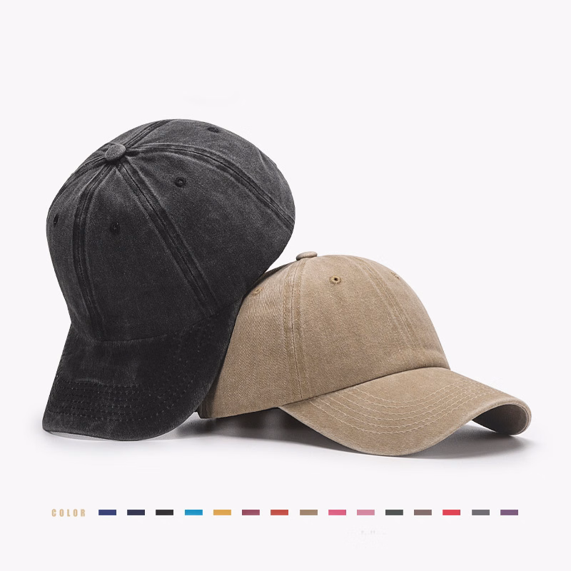 Adjustable Low Crown Cotton Baseball Cap