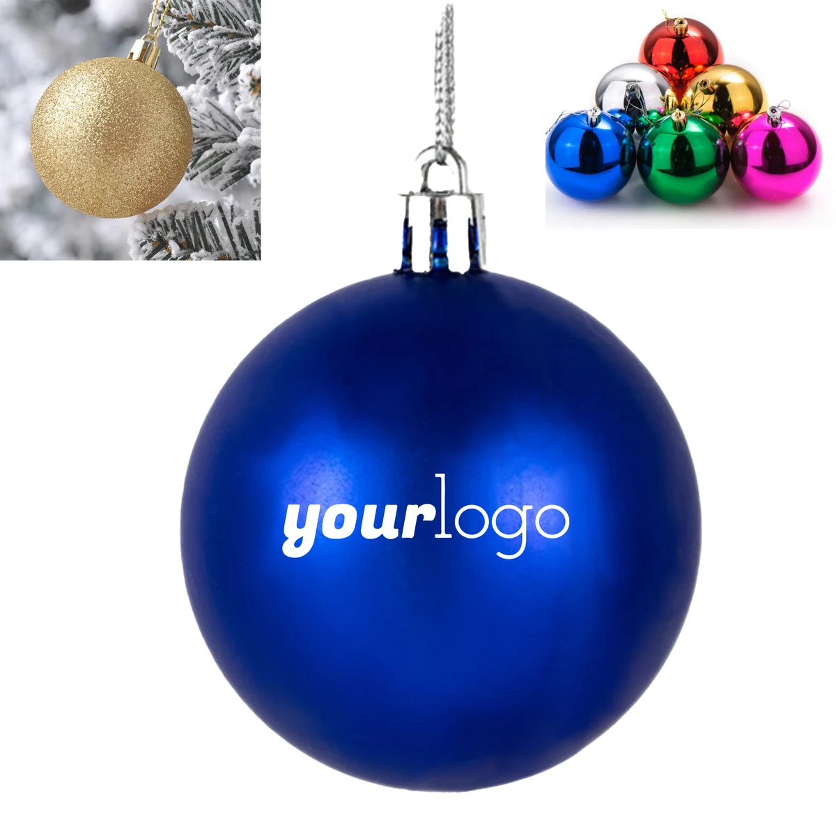 Elegant Shatterproof Holiday Ornament Ball 3.25" 1