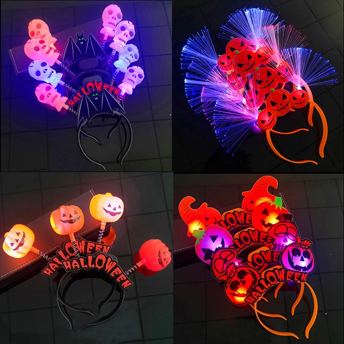 Halloween LED Light Up Headbands 1