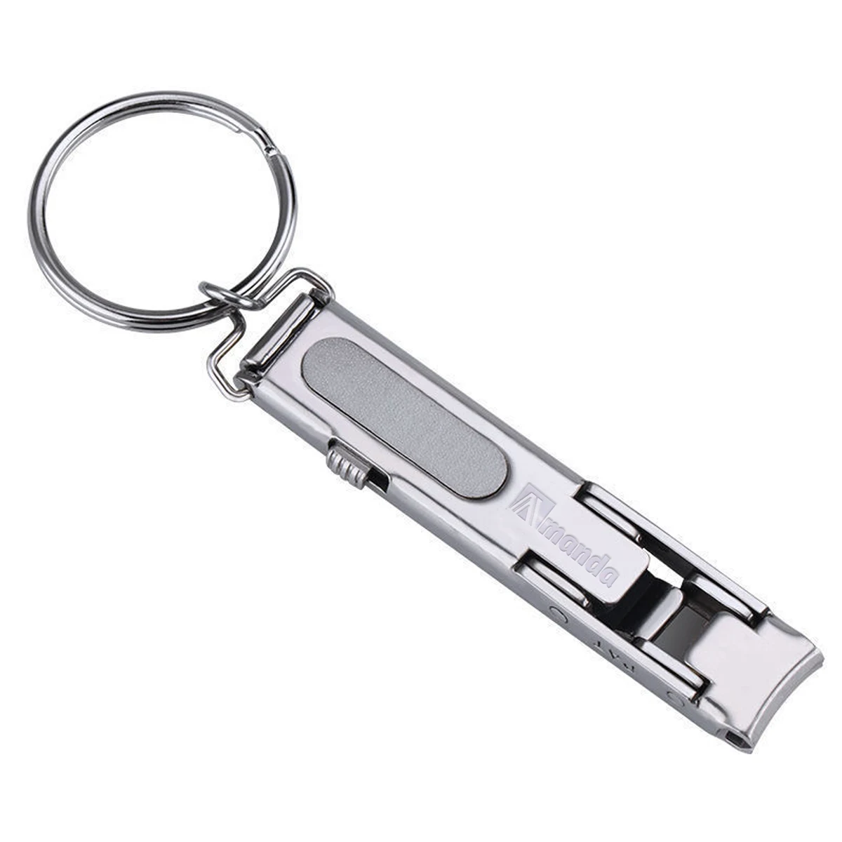Compact Foldable Stainless Steel Finger Nail Clipper 1