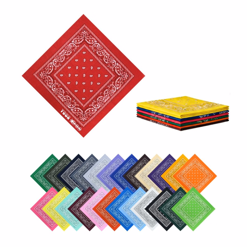 100% Cotton PMS Custom Color Bandanna