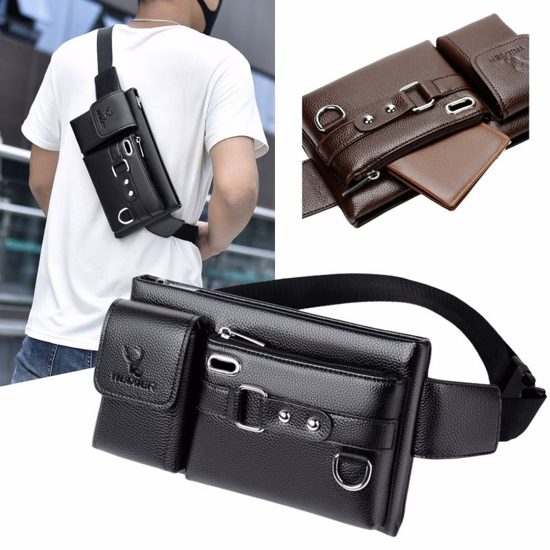 Leather PU Fanny Pack
