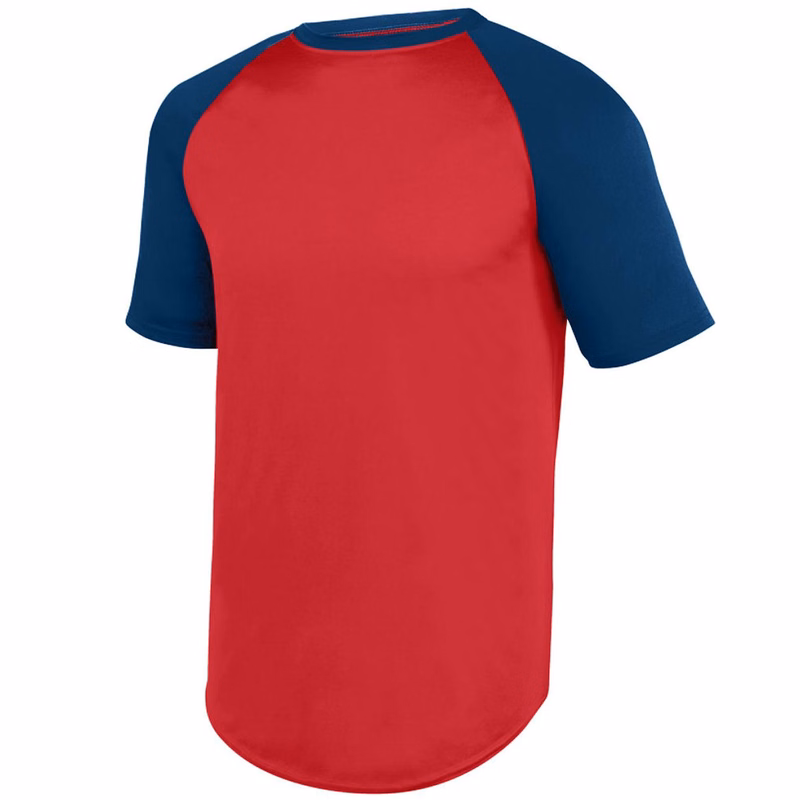 Youth Wicking Short Sleeve Baseball Jersey - 1509