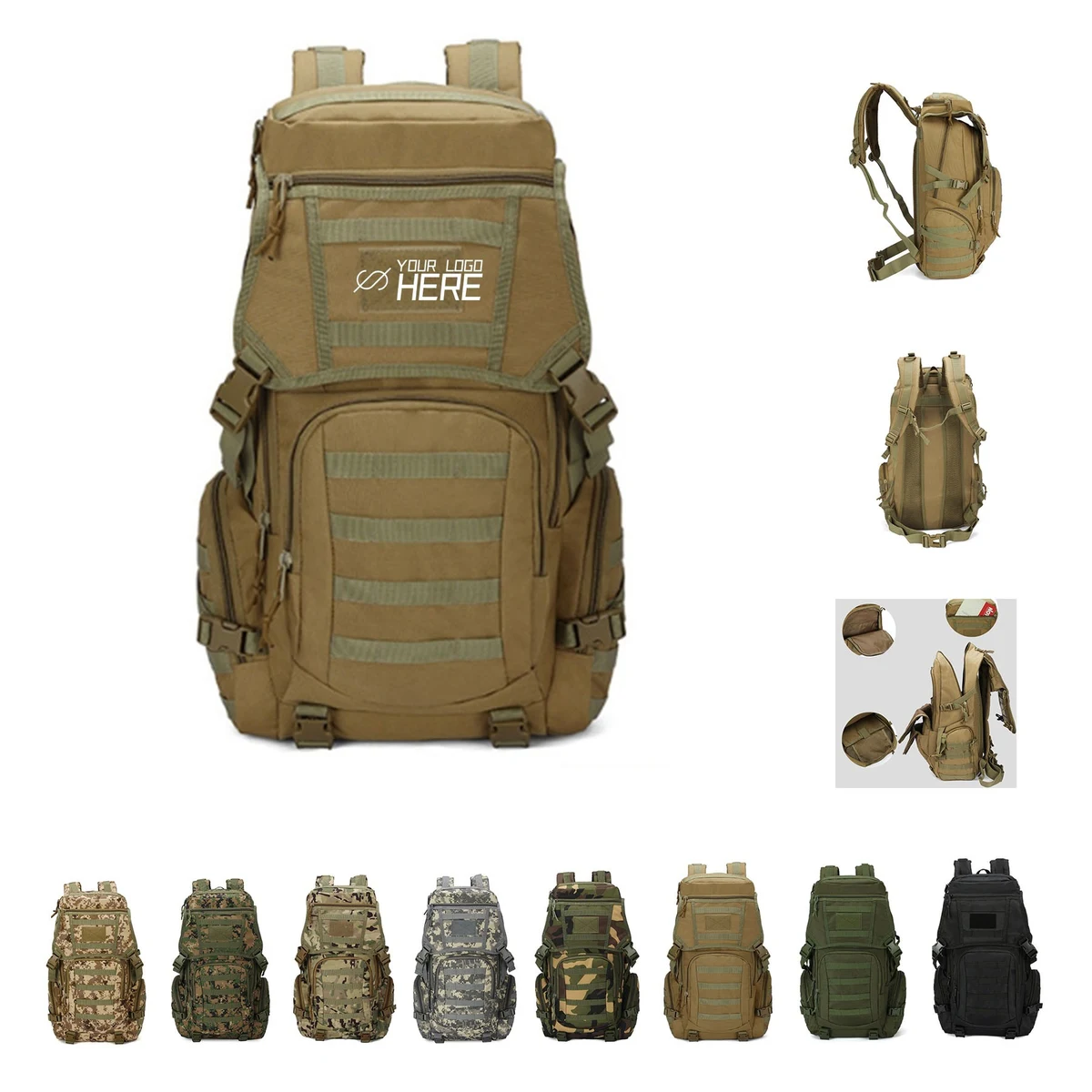 50L Outdoor Hiking Backpack 1