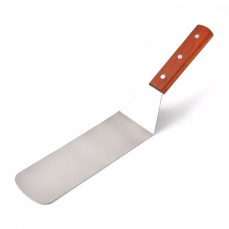 Stainless Steel Wooden Handle Frying Spatula