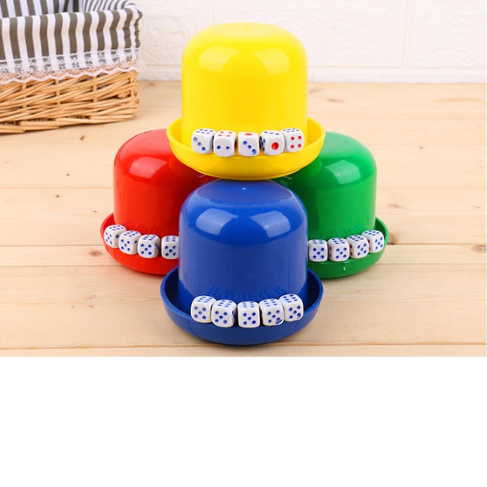 Dice Cup W/Five Pieces Dice 1