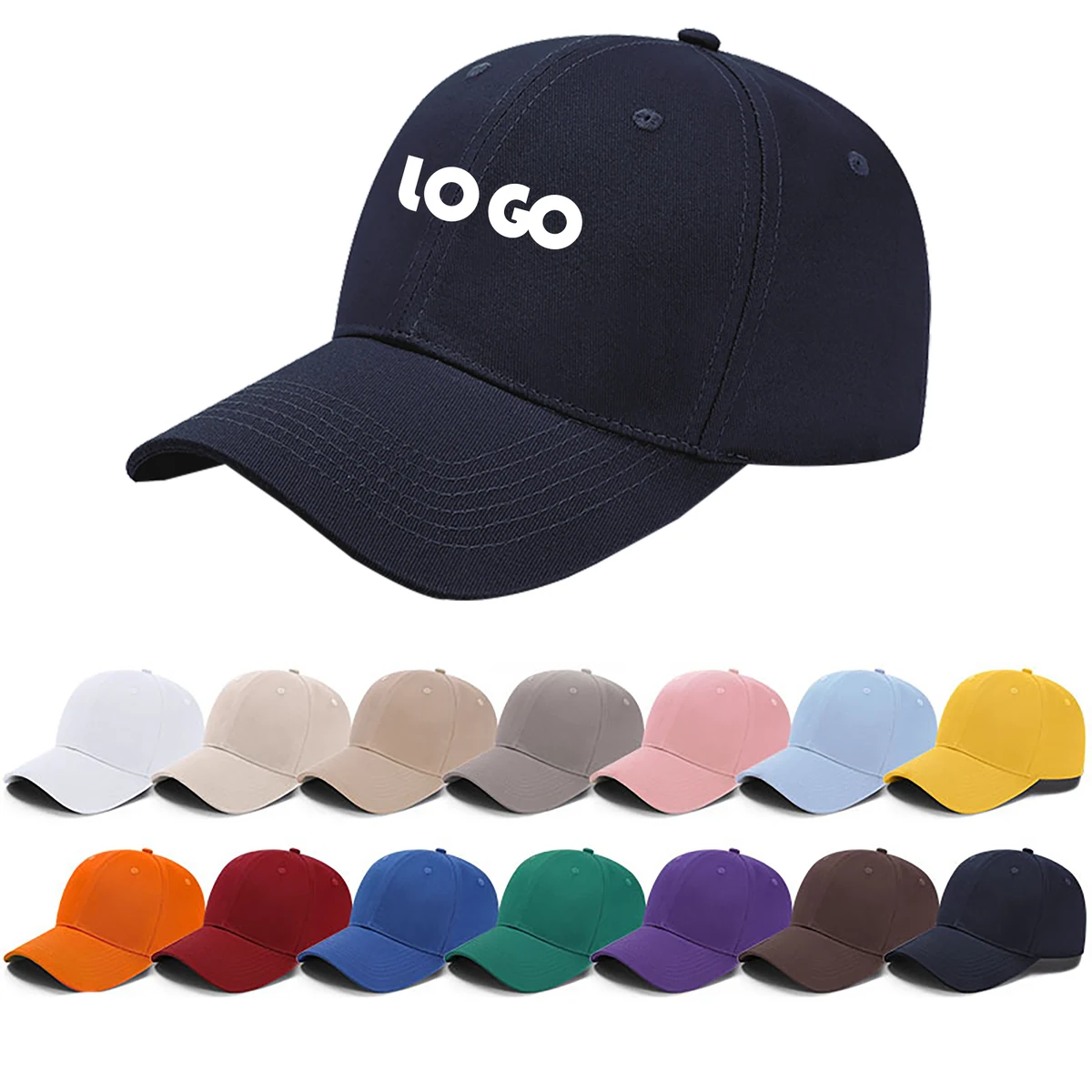 Breathable Cotton Baseball Cap For Adult 1