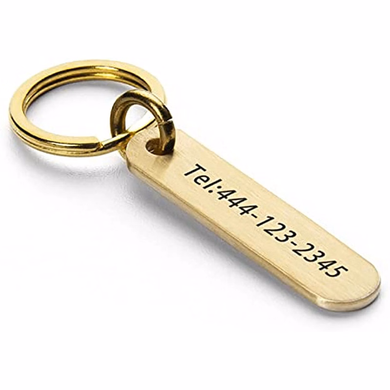 Metal Key Chain Tags